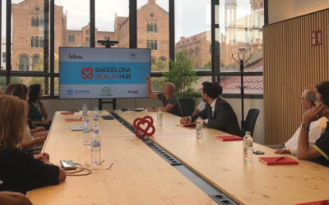 El conseller de Empresa y Trabajo, Roger visita la sede del Barcelona Health Hub | Intermèdia Comunicació